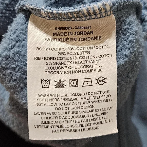 Nike Women's Blue Cropped Crewneck Sweatshirt - Picture 8 of 8